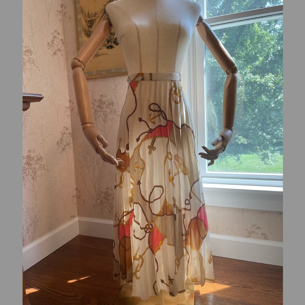 Mango Naomi chain print skirt